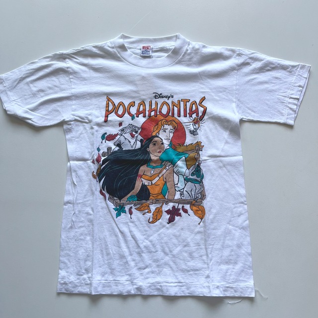【140】kids vintage Tshirt　/　POCAHONTAS