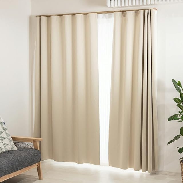 NOKKI カーテン 2枚セット 遮光カーテン ソポ 日本製 1級 遮光 2枚