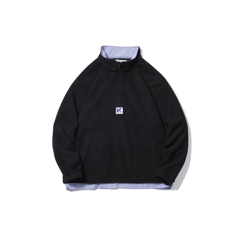 【新作】【送料無料】 Yidao、ヴィンテージの秋の服、新しいeseフレッシュハーフジッパープルオーバージャケット、ボーイズフリースオールマッチカジュアルトップ-Alibaba オータム 秋物 ビンテージ hip6-161177122770299