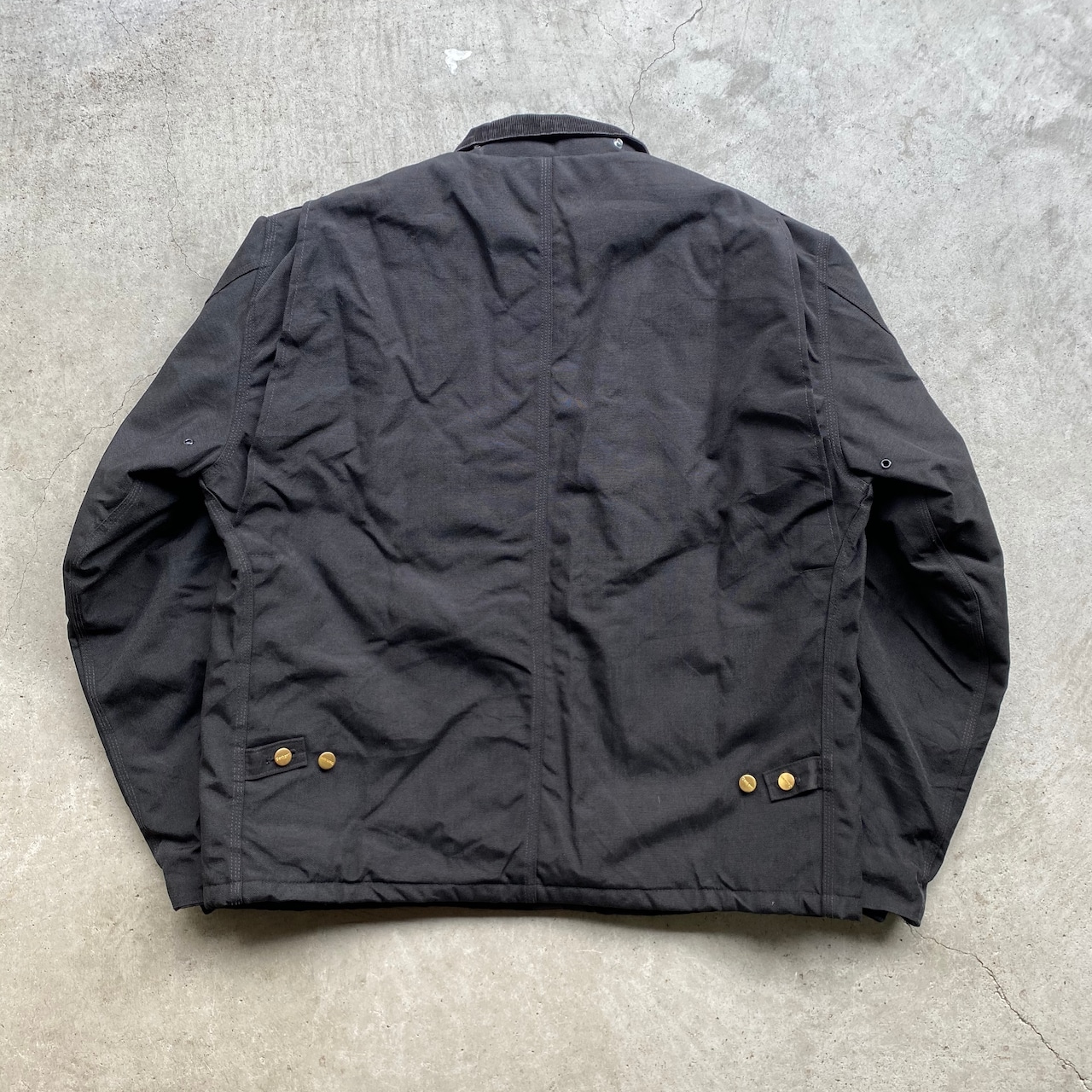USA製 Carhartt カーハート ナイロン ダック地 ワークジャケット 企業 