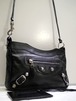美品◆BALENCIAGA バレンシアガ 男女可 ジャイアントヒップ クロスボディ レザー ショルダー バッグ黒◆ シルバーのジャイアントスタッズ♪