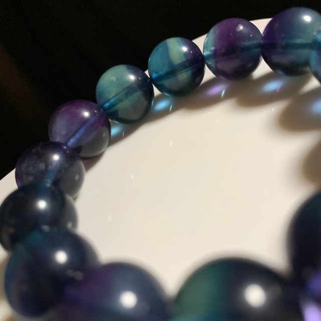 4. 大玉☆ブルー系グラデーション フローライト