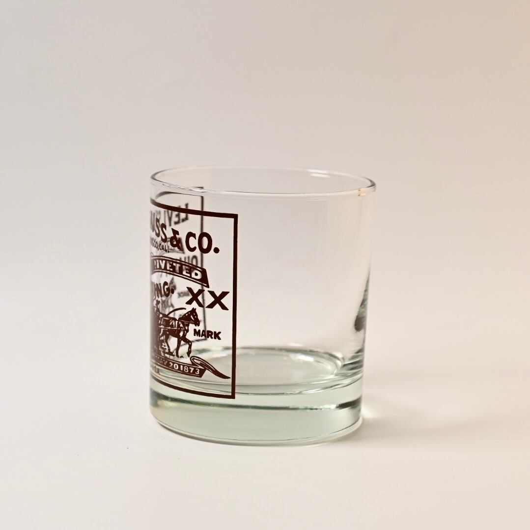 80s Levi's 2 Horse Whiskey Glass NOS | Button Works Store ボタン