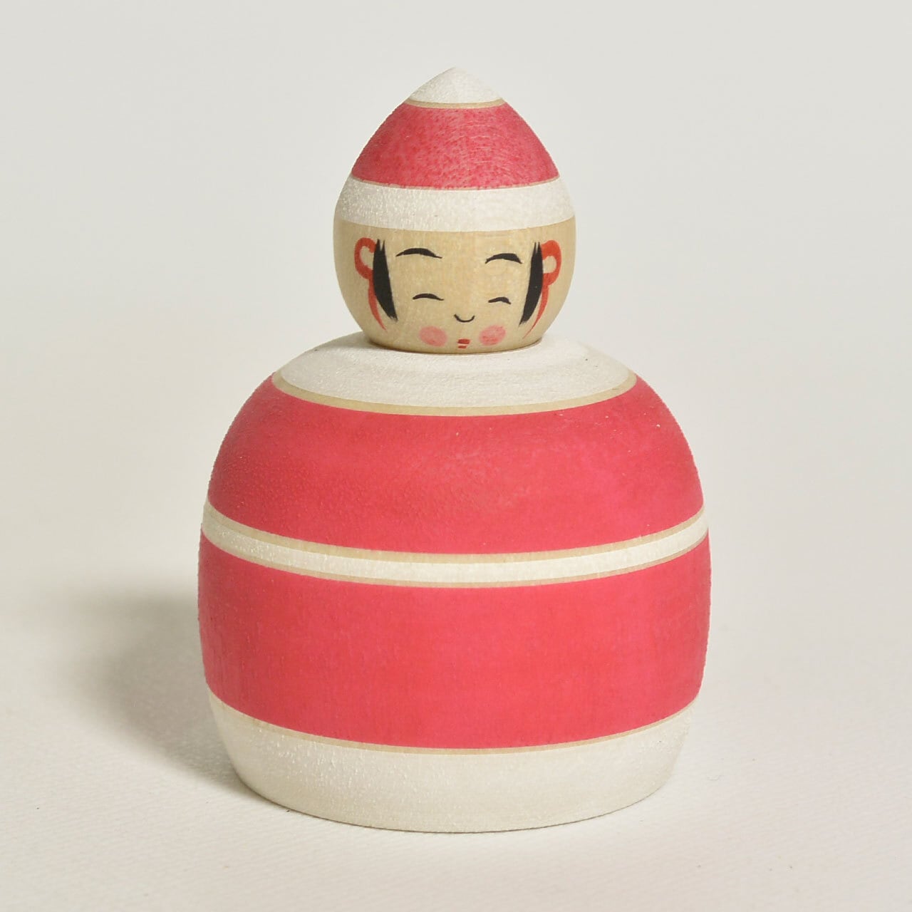 クリスマスえじこちゃんこけし 約1.5寸 約4.5cm 鈴木明 工人（作並系