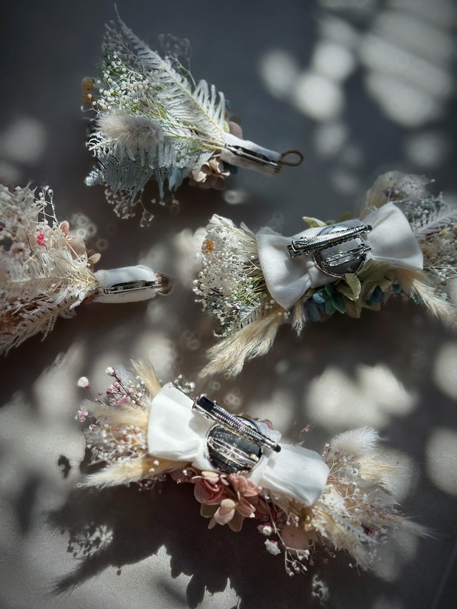 蝶ネクタイとポケットブーケのset