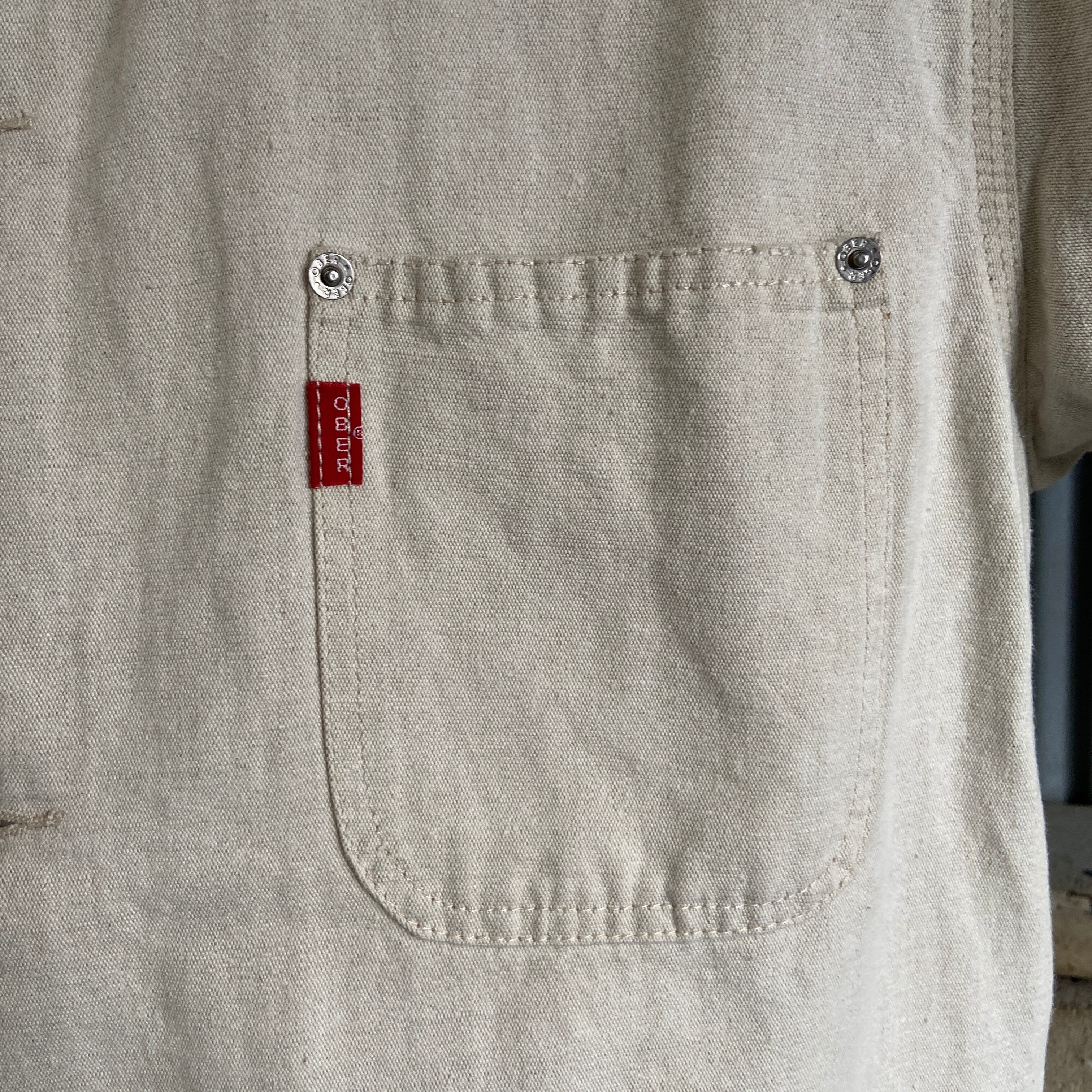 Ober ORIGINAL JEANS カバーオール コットン×リネン ワークジャケット