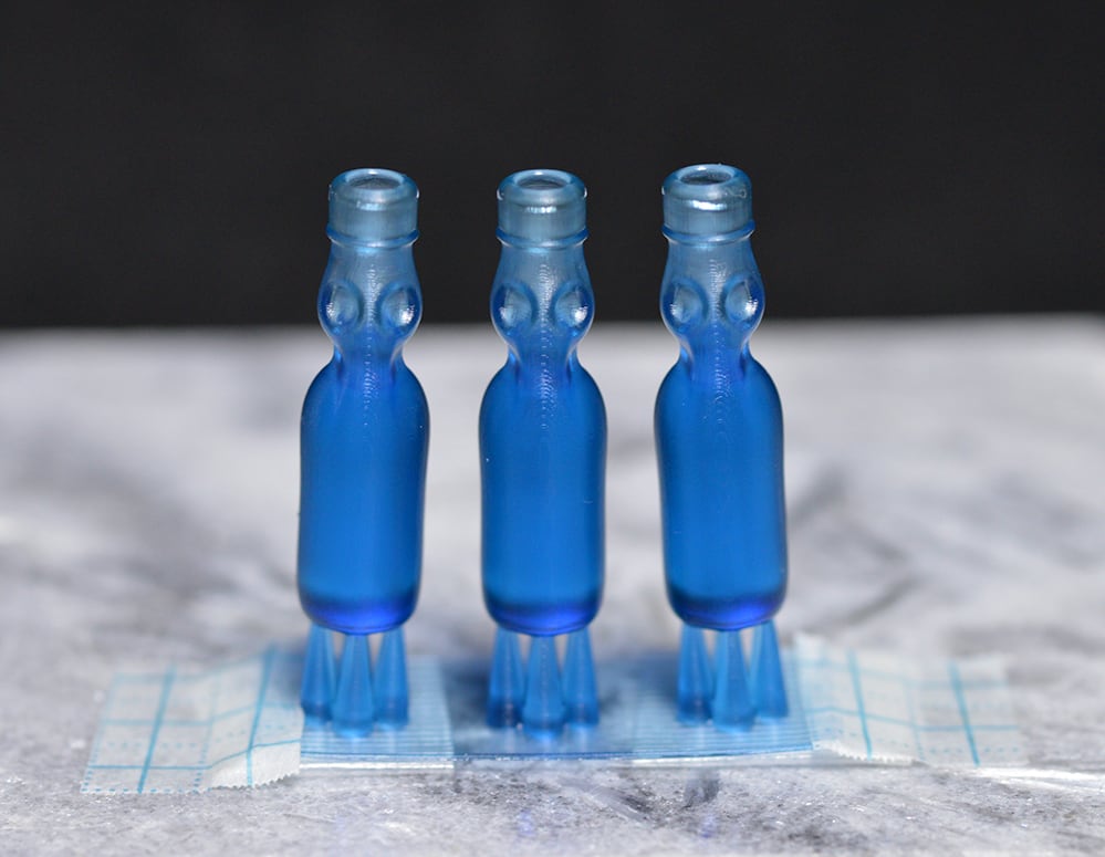 3Dプリント未塗装 1/6 ラムネ瓶 3Dプリント出力未塗装キット | YKGarage