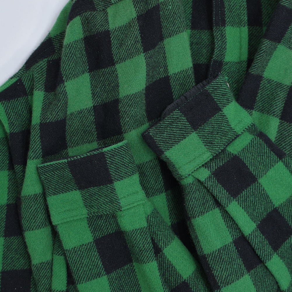 80～90s TIMBER LINE アクリルウールチェックシャツ バッファロー