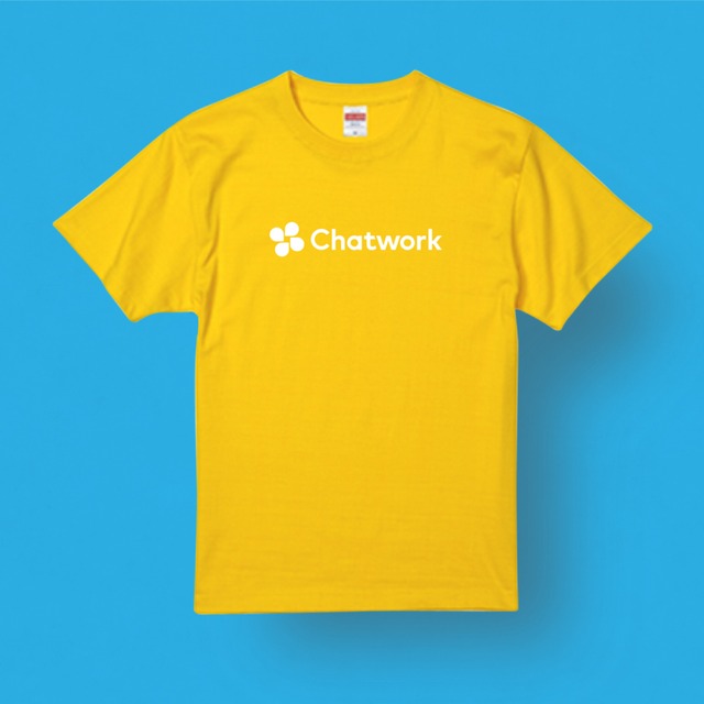 Chatwork LOGOカラーTシャツ（Yellow）の画像