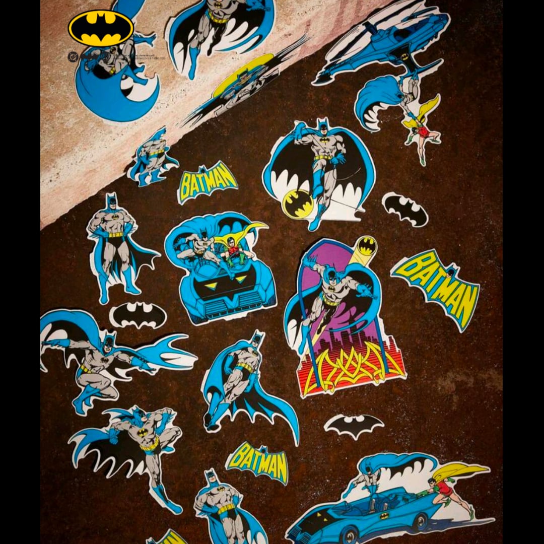 送料無料!【 BATMAN / バットマン 】STICKER(ステッカー)47枚SET 〚アメリカン雑貨 アメトイ〛