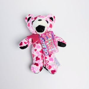 ☆DEADSTOCK / VINTAGE☆ 2001年製【 Grateful Dead(グレイトフルデッド)】5inch 5インチ / Bean Bear ビーンベア / ハート柄 / シリーズA / ベロなし 舌なし  / Lil Love リル・ラブ / 日本限定 JAPAN LIMITED〚アメリカン雑貨 アメトイ〛
