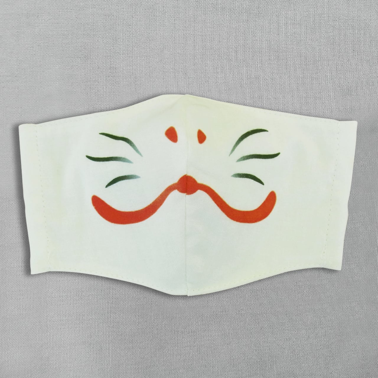 狐 キツネ 動物マスク 藍染アイテム 動物マスク 布製マスクの製造販売 水野染工場