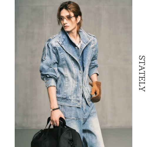 Layered Wash デニムセットアップ_ST41 画像