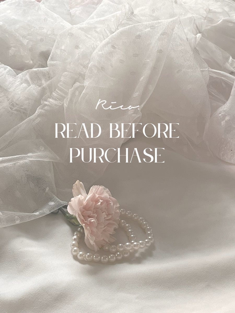 ご購入の前にお読みください♡ | Rico.