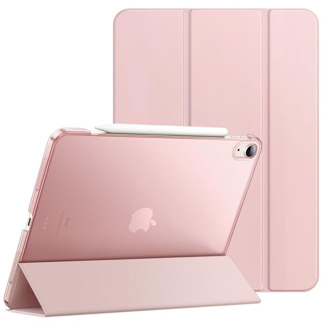 JETech iPad Air 13インチ M4/M3/M2 (2026/2025/2024)用 ケースカバー (サンディピンク)