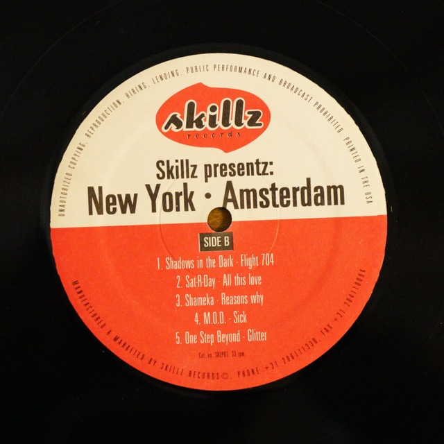 1163LP1 V.A. / Skillz presentz: New York・Amsterdam 中古レコード 
