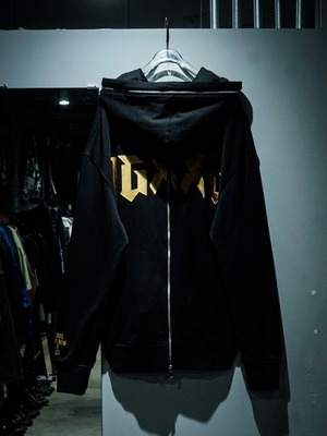 【add (C) vintage】Zip Gimmck Loose Pullover Hoodie