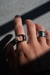 【Square Aero Ring】 / SILVER