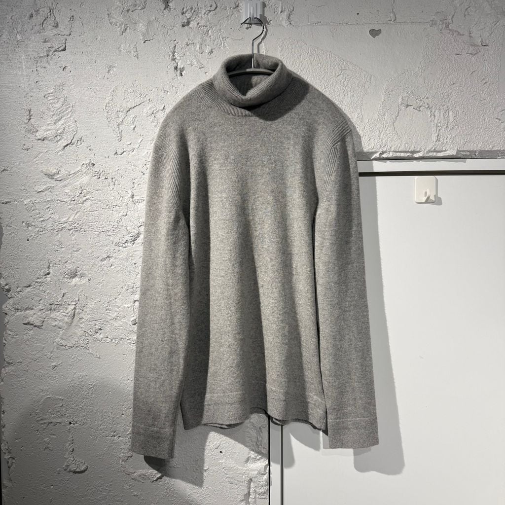 SHAREEF シャリーフ SHAGGY KNIT シャギーニット 2 ブラックパープル