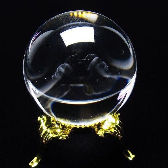 水晶 丸玉 ブラジル産 30mm 一点物 141-6477