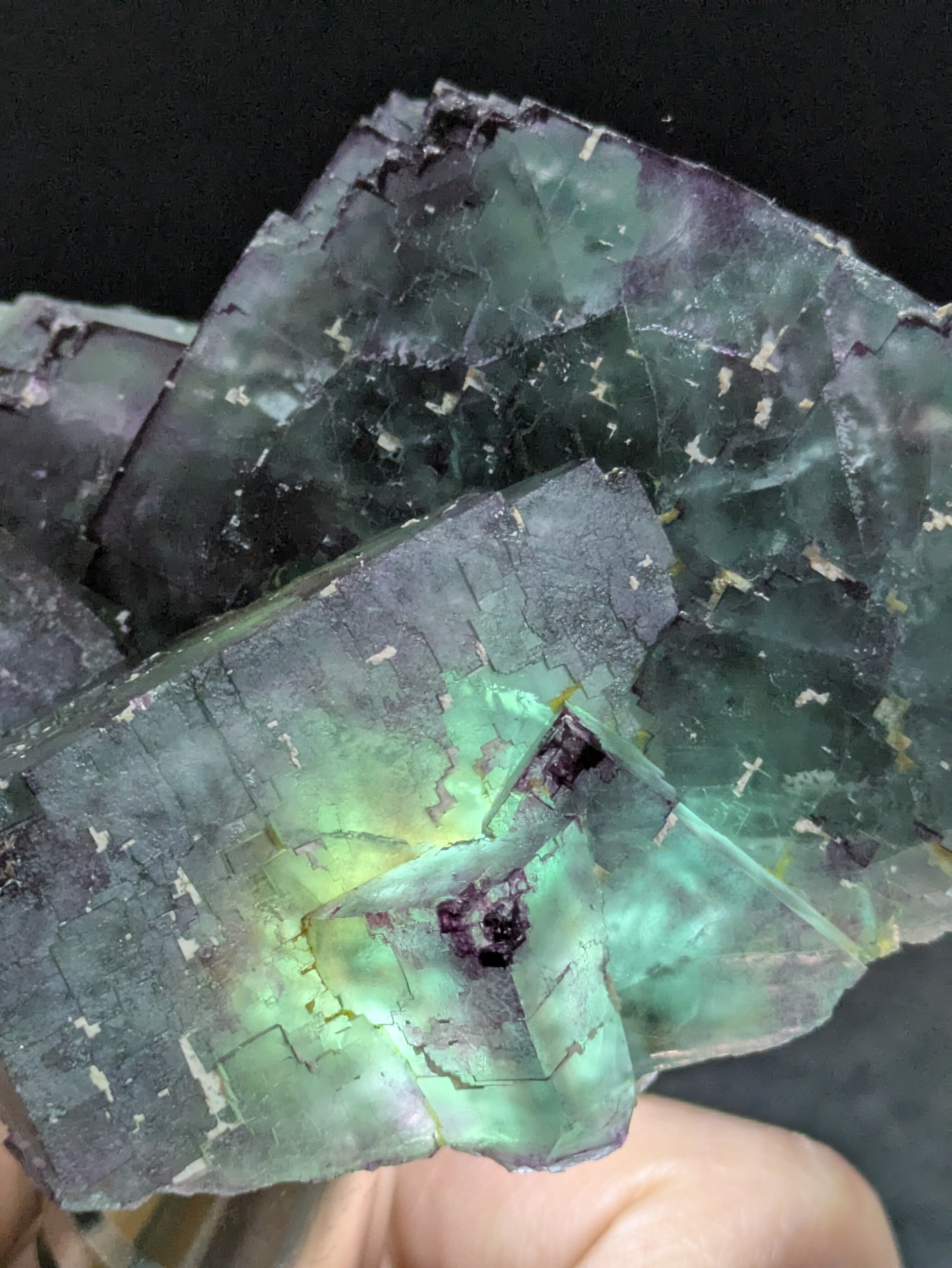 特大結晶】オコルス鉱山 フローライト 蛍石 原石 標本 | 石処たっちゃん