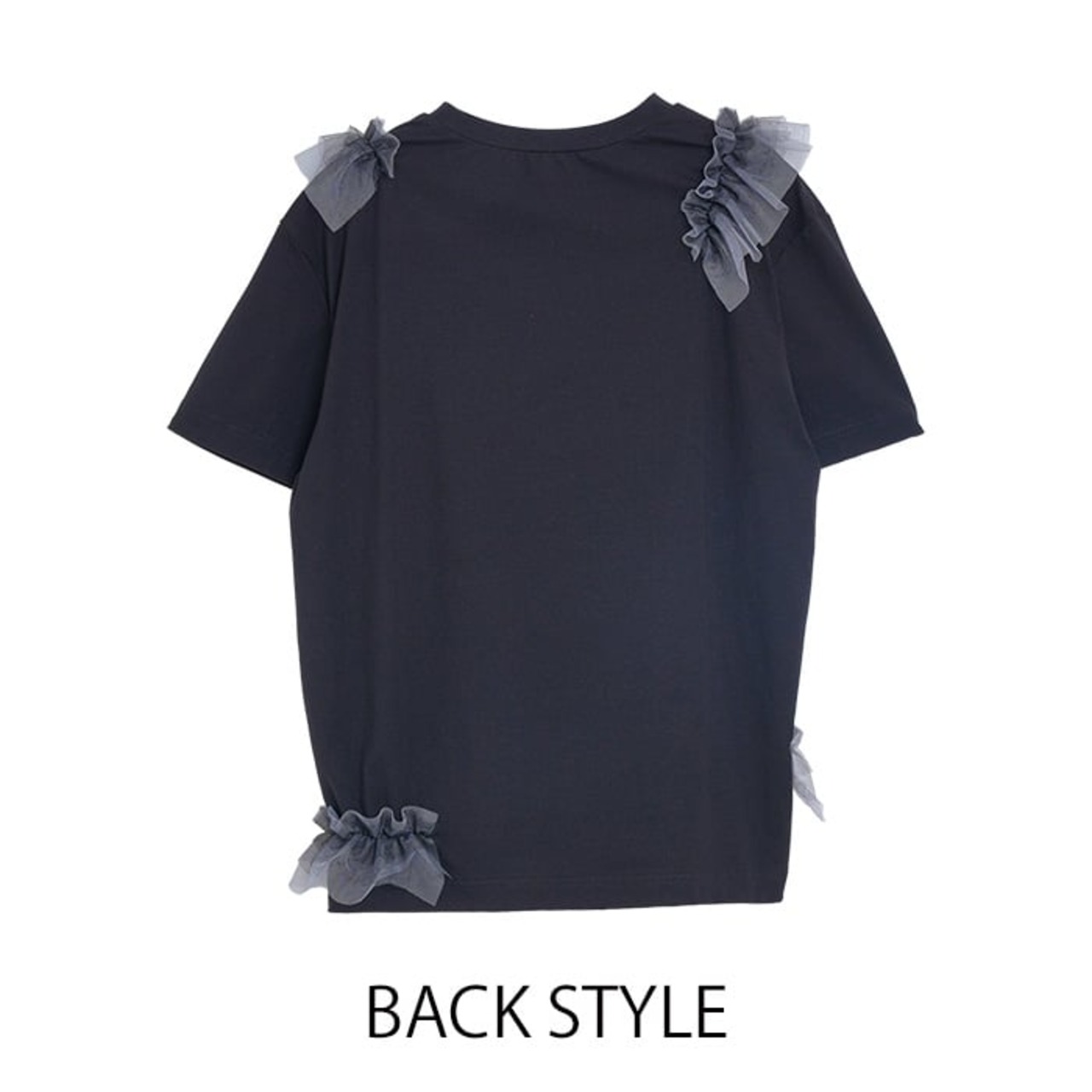 MMD106TEB グラデチュールフリルTシャツ
