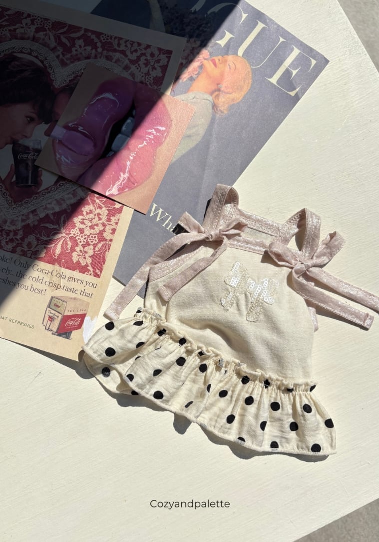 M/即納【COZY N】Creamy Bloom Dress (CreamPink)