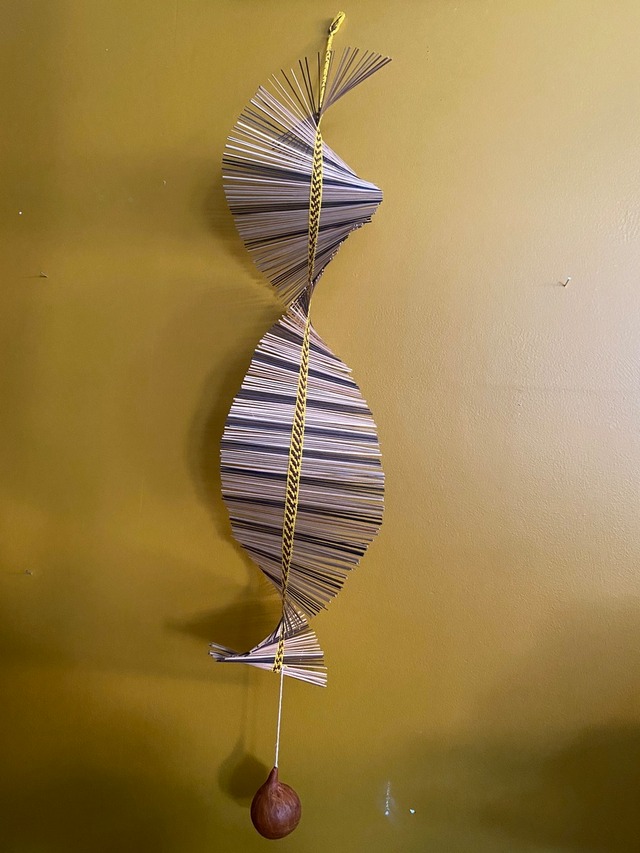 先住民族の吊るすオブジェ