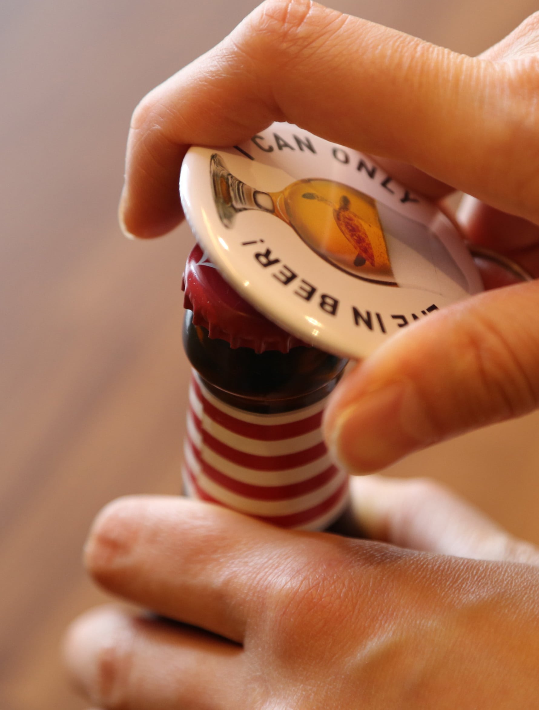 ビールの中でしか・・・ウミガメ】栓抜きキーホルダー | BEERTIFUL