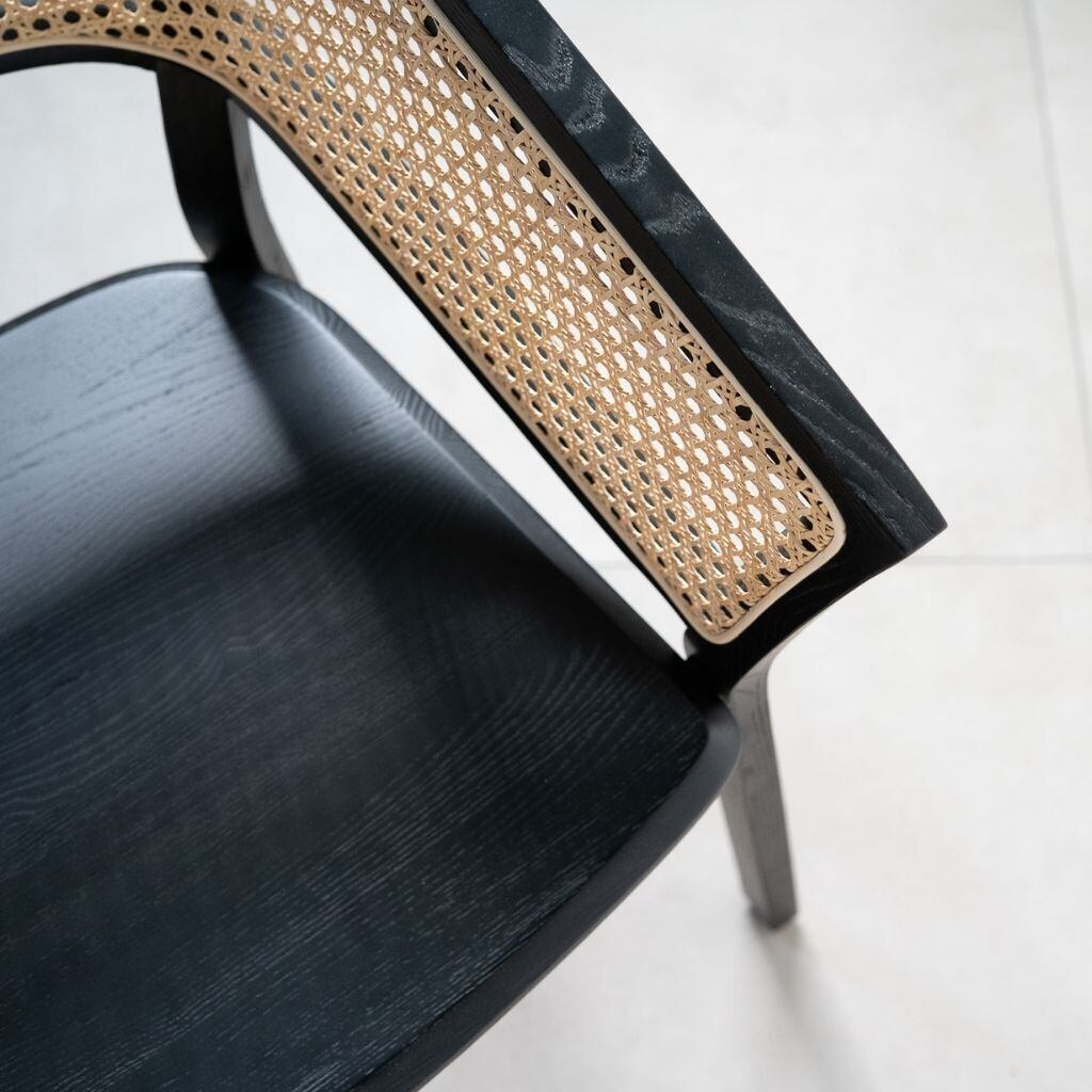 Bucket Rattan Chair Brown / バケットラタンチェア ブラック K01639W2
