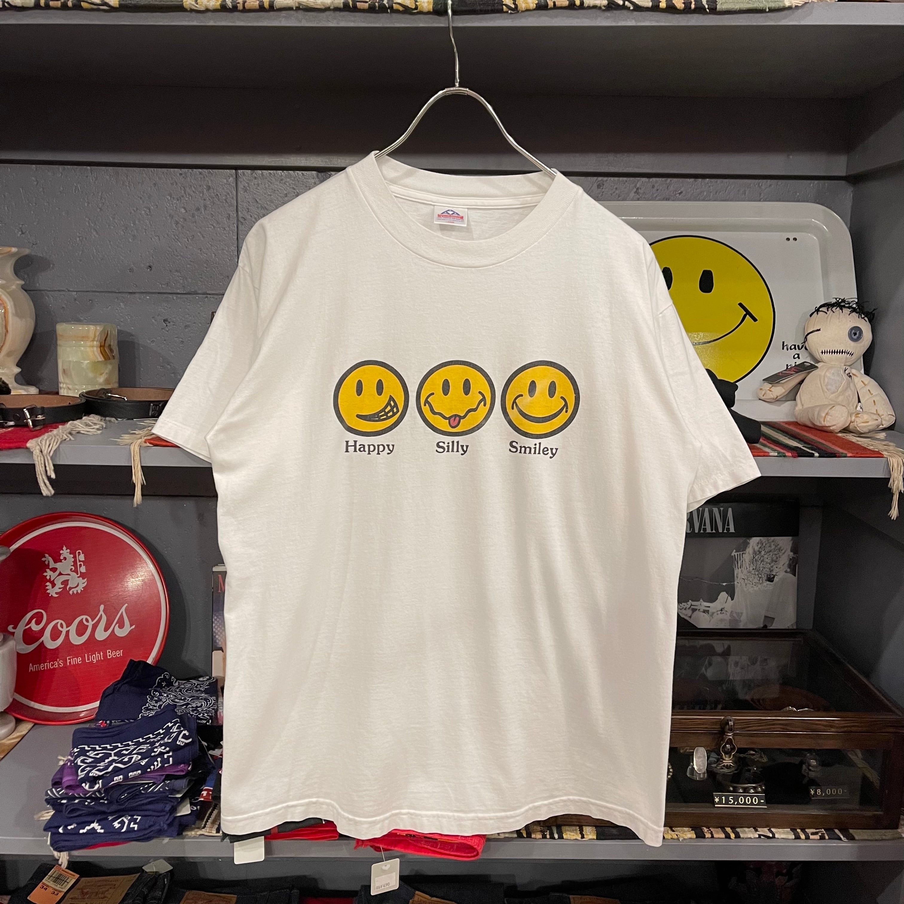 トップス90s〜SmileTシャツ
