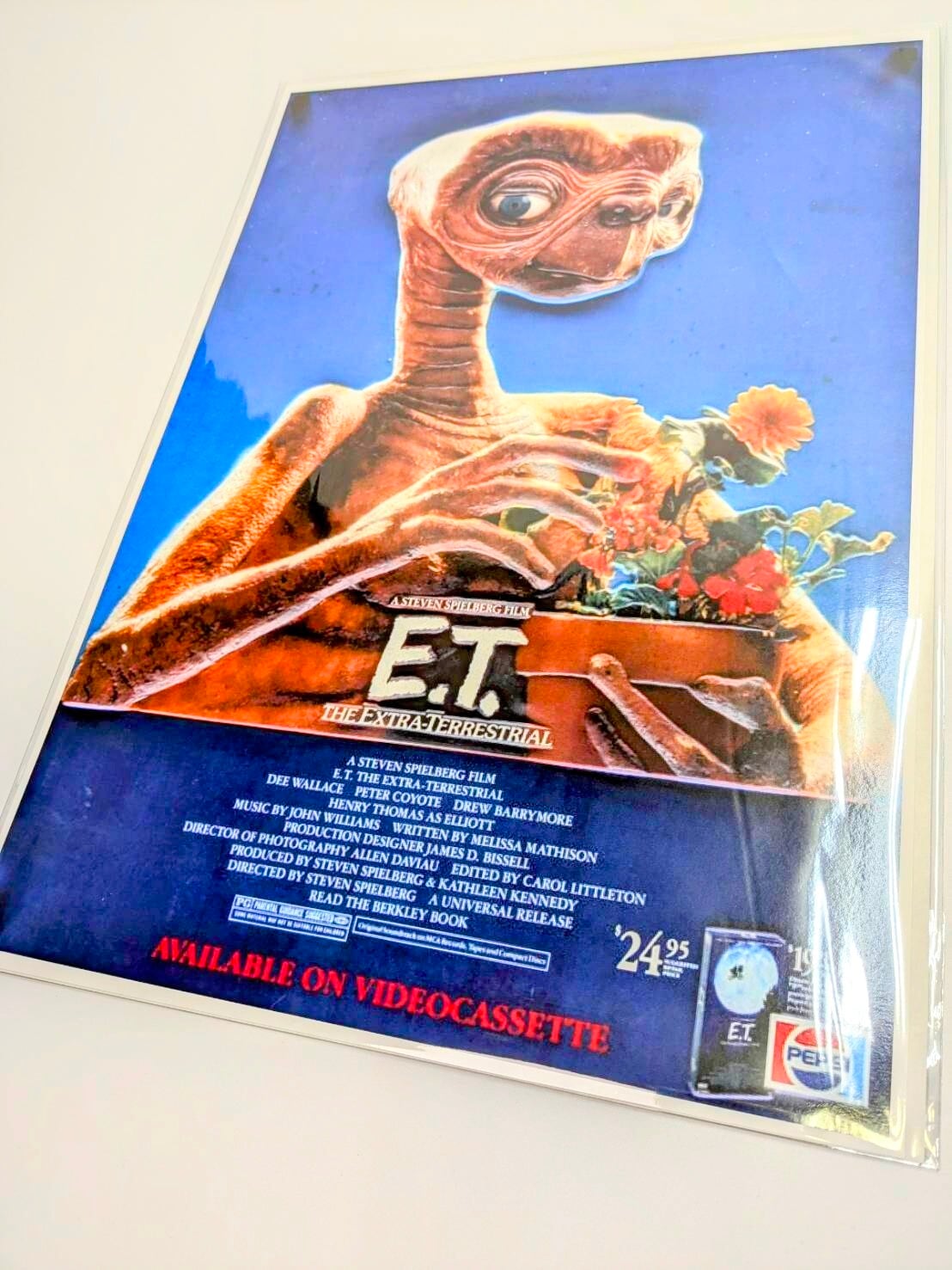 ちょうどいいB4ポスター【E.T.】（ flower）〚アメリカン雑貨 アメトイ