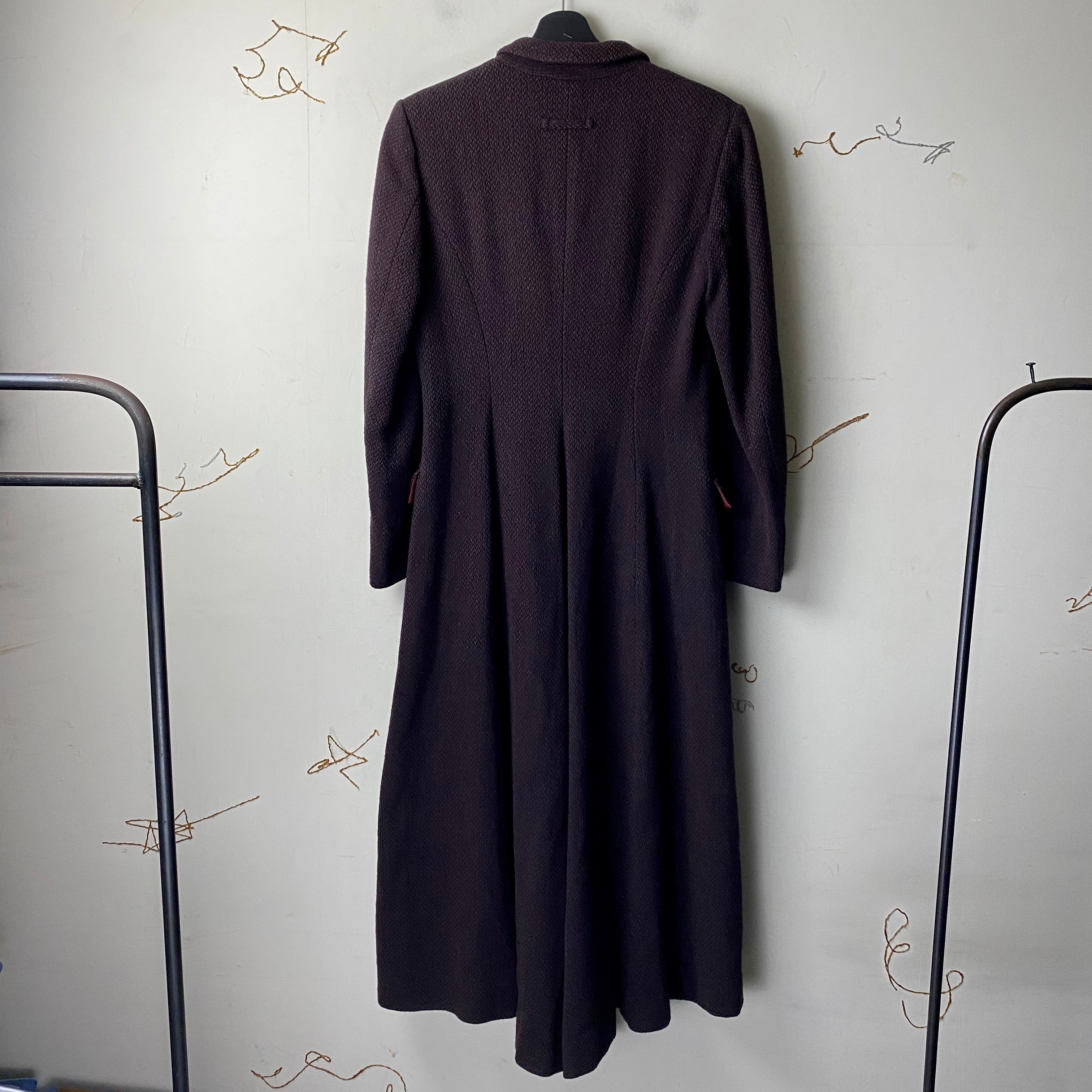JEAN PAUL GAULTIER CLASSIQUE double breasted A-line coat | NOIR ONLINE