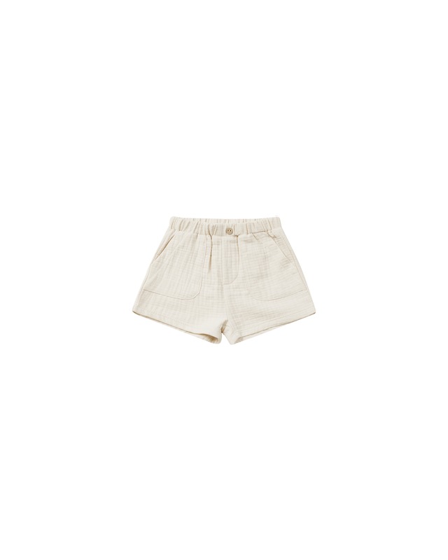 Quincy Mae(クインシーメイ) / 24ss UYILITY SHORT / NATURAL / 12-18M・18-24M・2-3Y