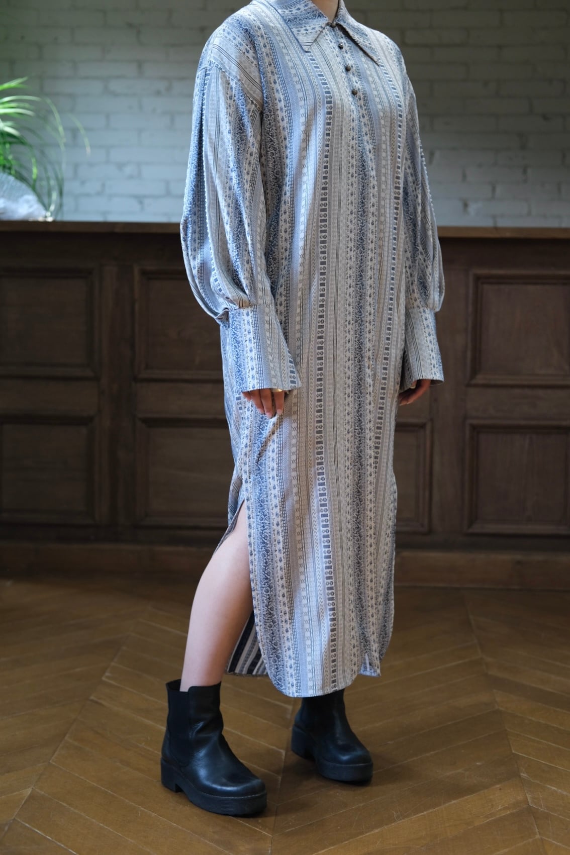 Mame Kurogouchi】MM25SS-DR079 - blue - | loop