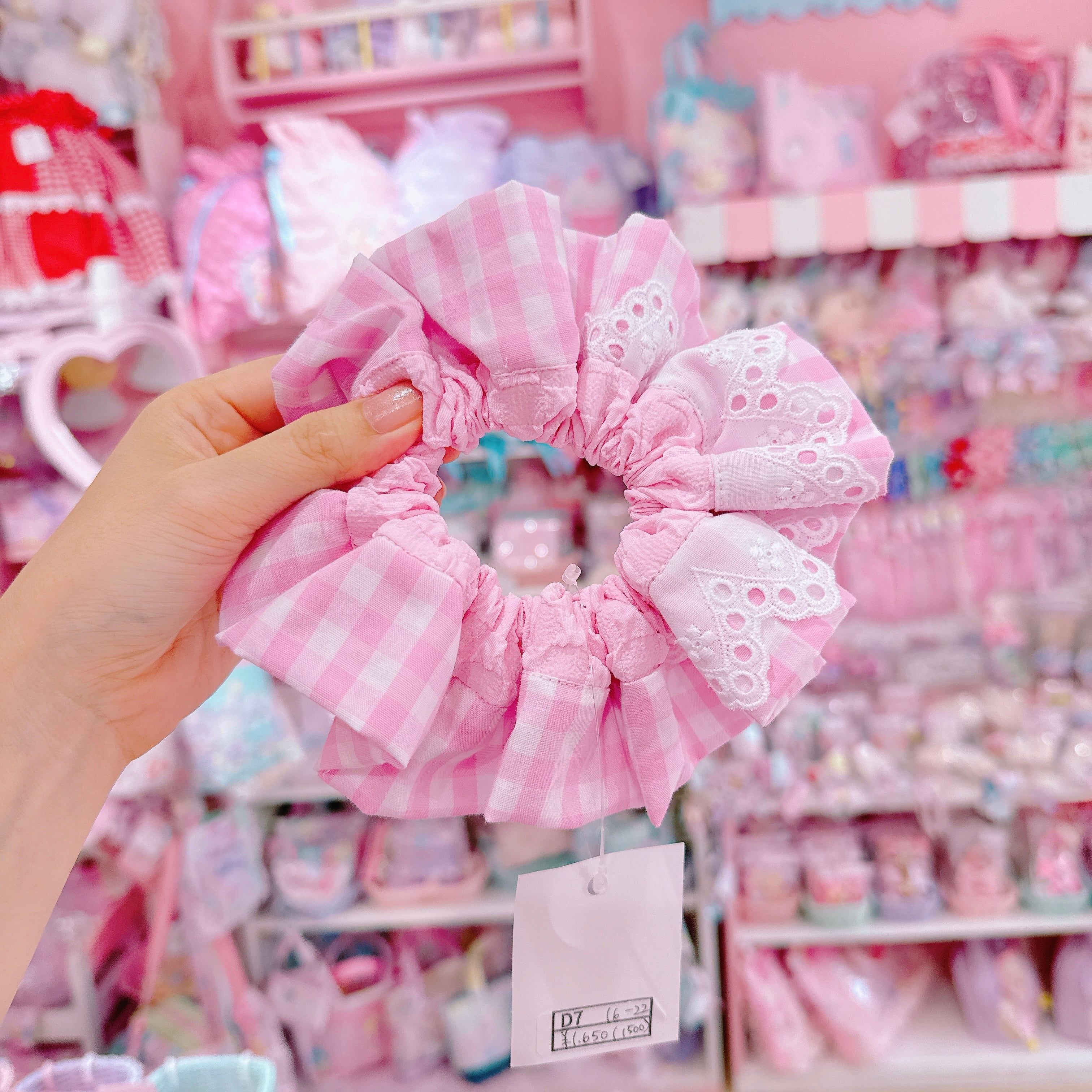 【D7】16-22ギンガムシュシュ