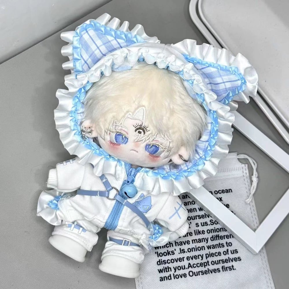 20cmぬい服】冬眠子猫コーデ 着せ替えぬいぐるみ 棉花娃娃用お洋服