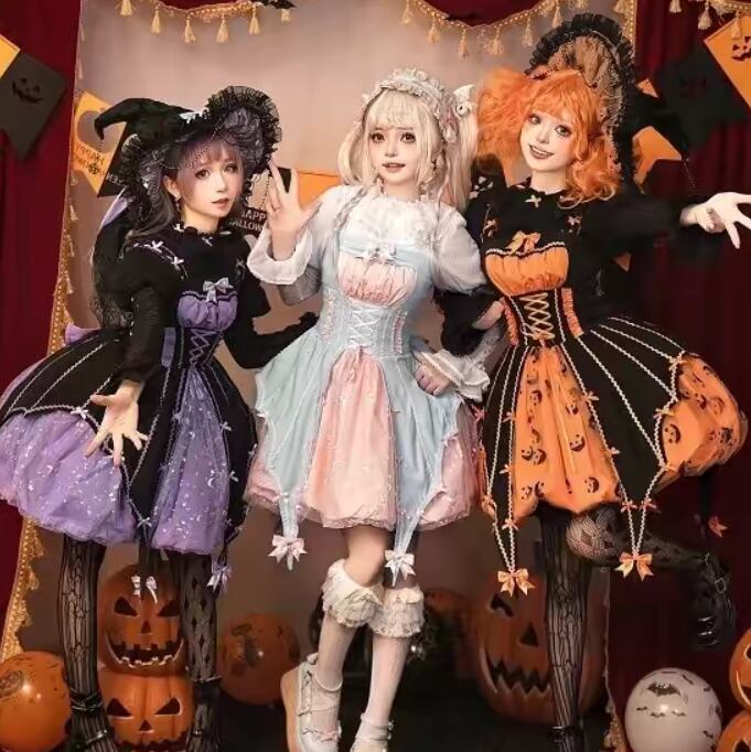 シュガーガール】猫耳物語ロリィタドレスセットアップ 醜