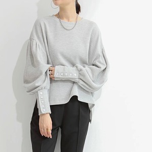 ラスティック・ブルーム　バルーンスリーブプルオーバー　M25116