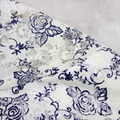 社交ダンス 衣装 スタンダード ドレス ワンピース レッスンウェア パーティドレス Da Vistosa ドニャヴィストーサ ホワイト系 ブルー系 白 青 花柄 レース 光沢感 ラインストーン エレガント レッスン用 ダンス用 発表会 フォーマル 派手 きれいめ ストレッチ 着心地良い 厚手 丈長 おしゃれ 体型カバー オールシーズン