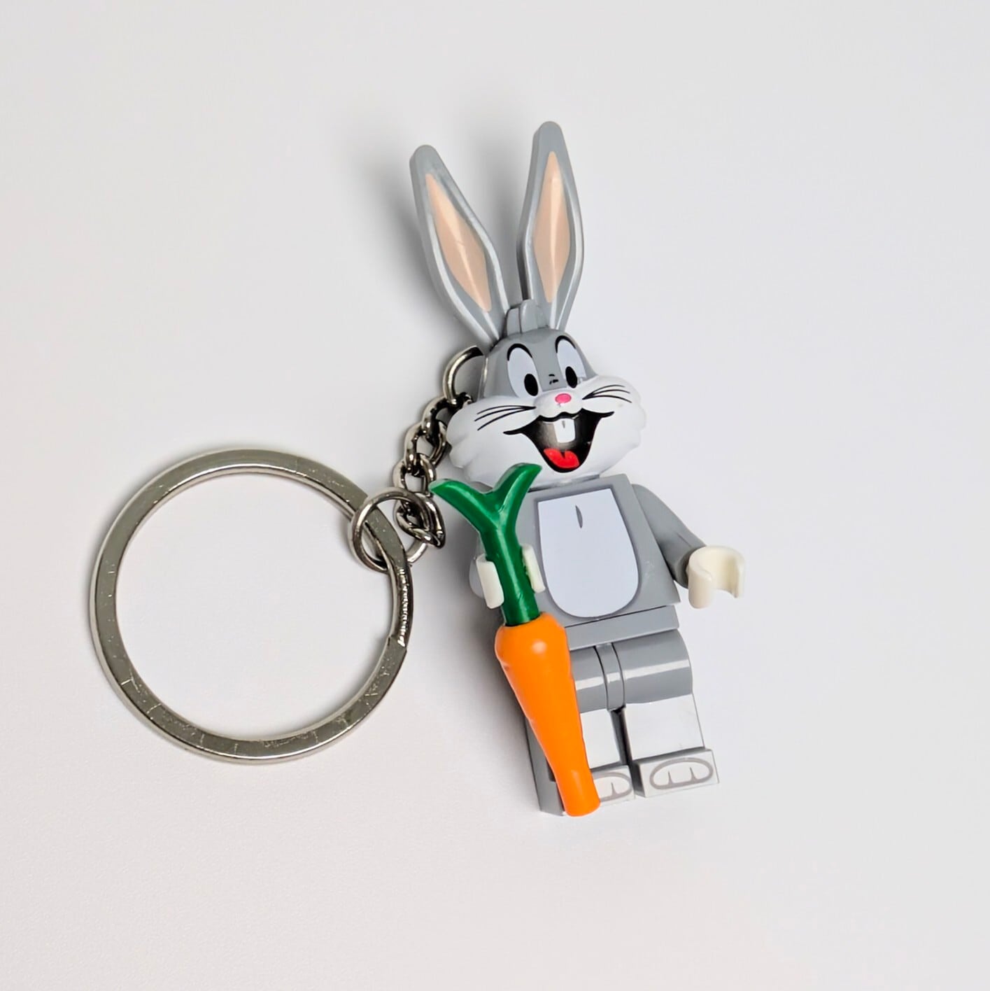 再入荷！【 ブロックフィギュアキーホルダー 】 Looney Tunes（ ルーニー・テューンズ ） / バッグス・バニー　〚アメリカン雑貨 アメトイ〛