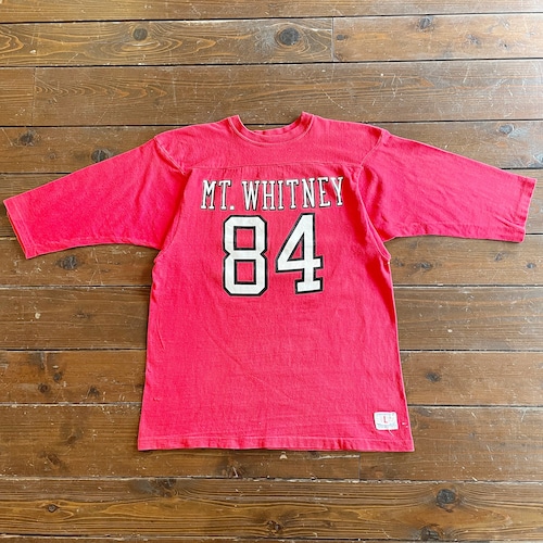 70s  Champion Football T-Shirt  〝MT.WHITNEY〟