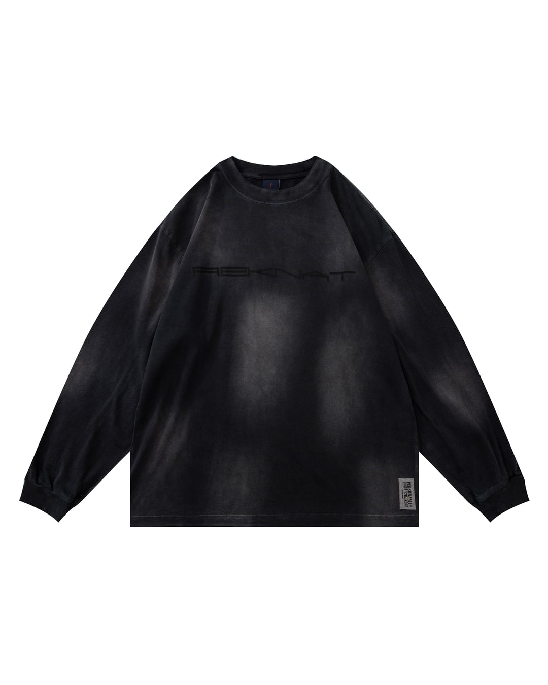 Long Sleeve Crew Neck Box Silhouette T-Shirt x00725 | XPOSE