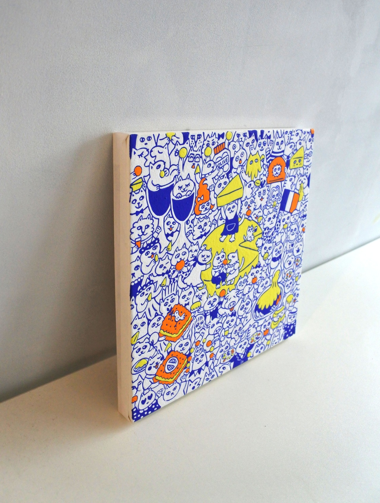 ＜完売・展示用作品＞【原画】Life with Cheese