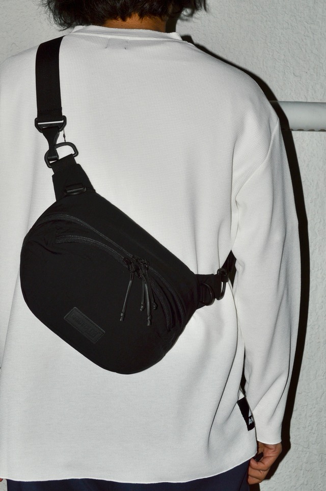 BAICYCLON BCL-133 2WAY BAG SHOULDER&WAIST BAG 100D NYLON CORDURA OXFORD HEAVY WASHER BAICYCLON by Bagjack バイシクロン 26SS 2WAYショルダーバッグ