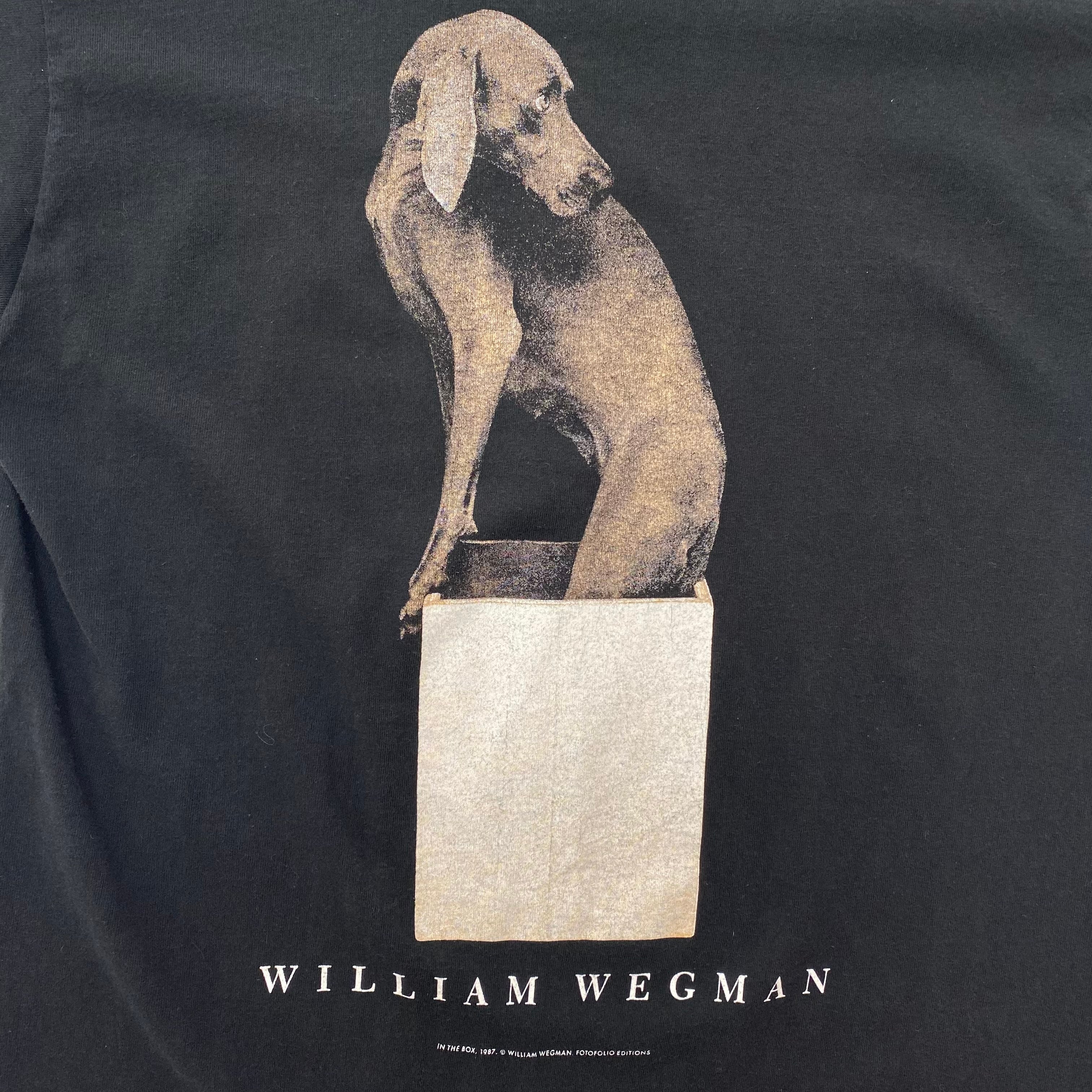 1990's Print T-Shirt “William Wegman” | HIMSELF