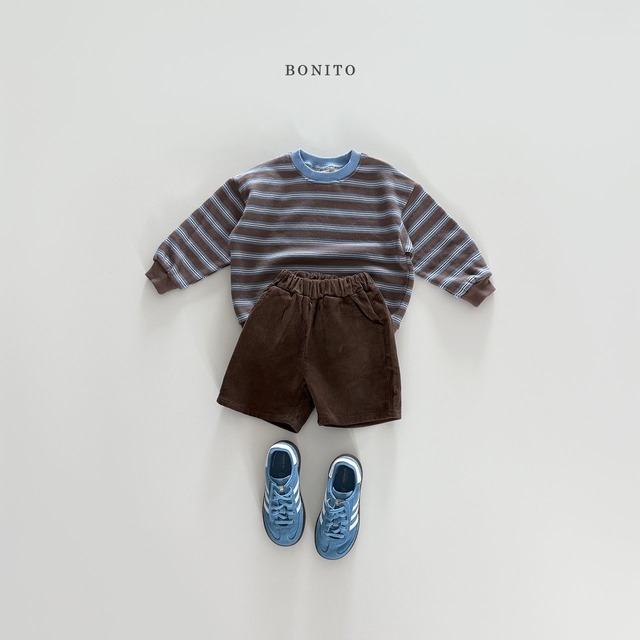 BONITO:striped sweatshirt