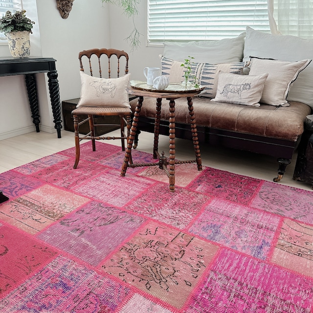 トルコ ヴィンテージラグ TR029 | イスパルタ(パッチワーク) | 168cm × 238cm