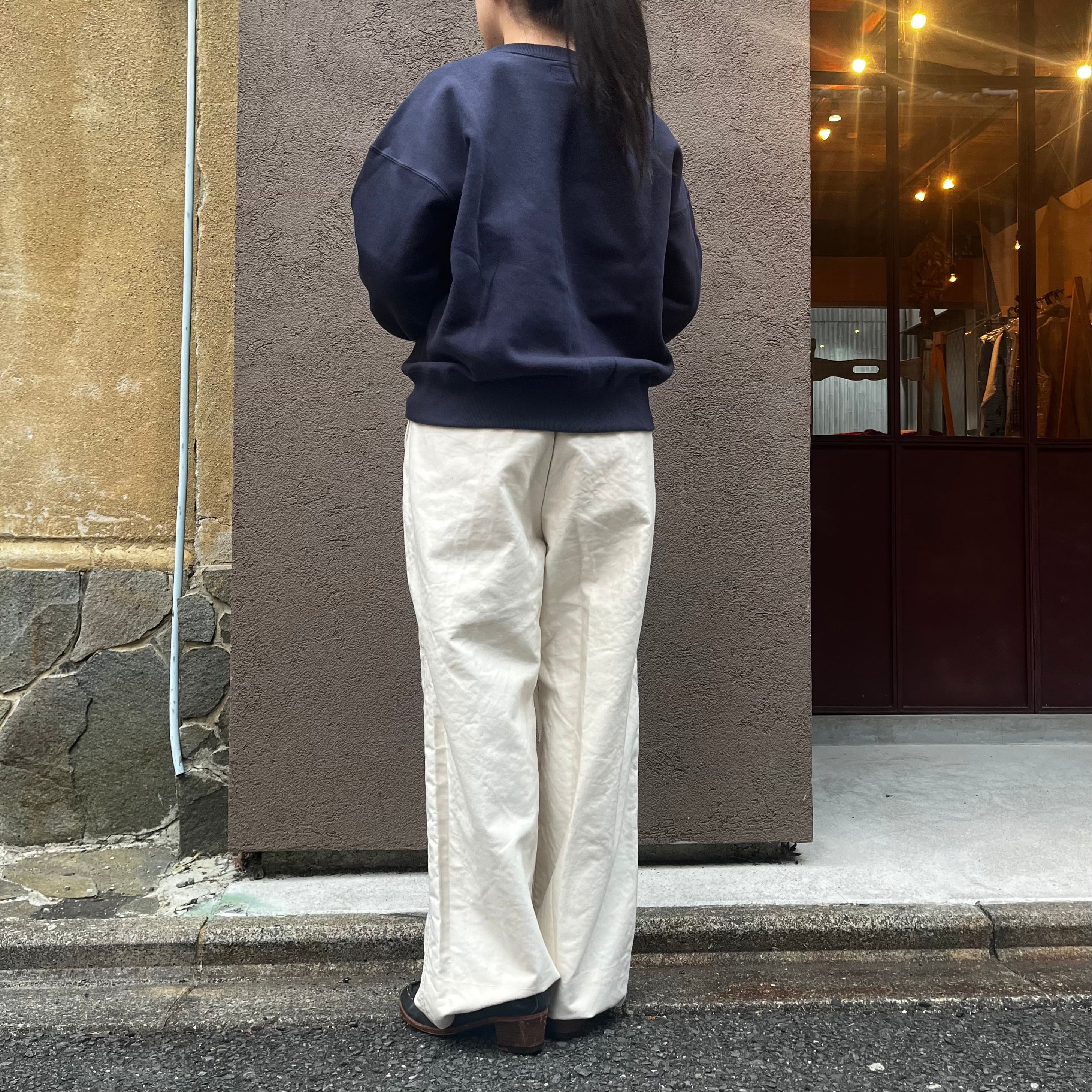OLDMANS TAILOR (オールドマンズテーラー) / OMT Print CREW NECK