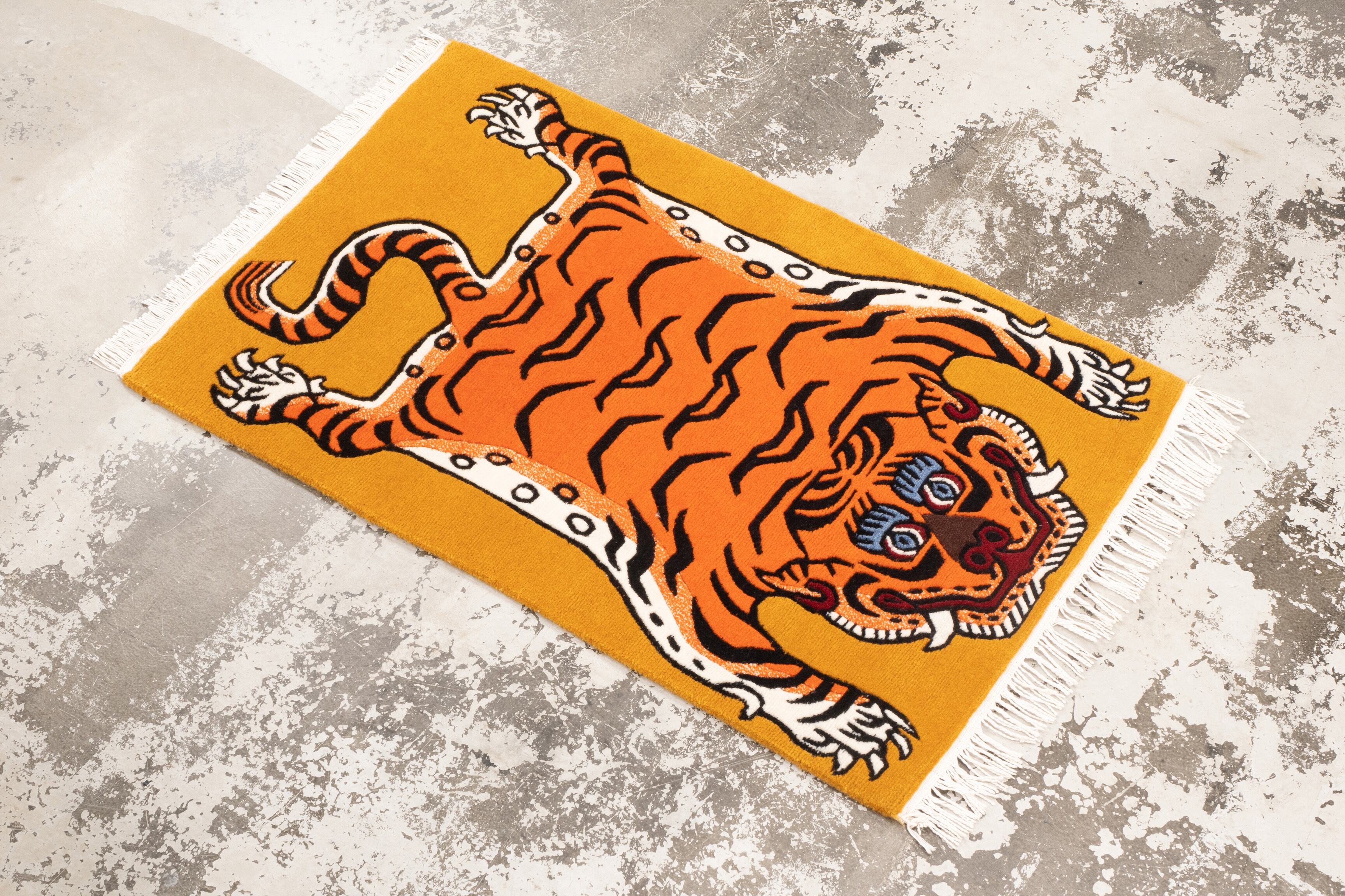 Tibetan Tiger Rug 《Sサイズ•ウール367》チベタンタイガーラグ